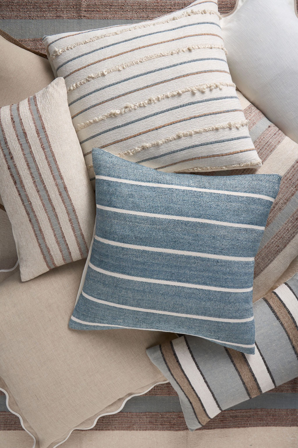 Riviera Mornington Stripe Cushion