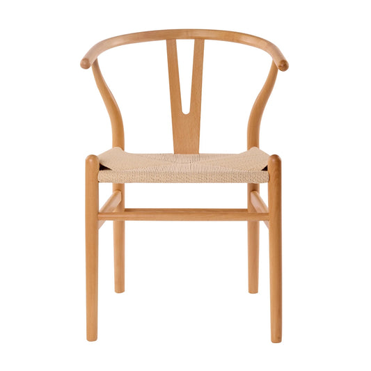 Arc Whishbone Chair - Natural/Natural