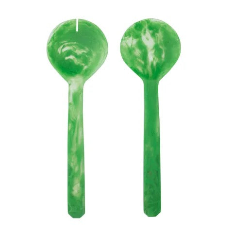 Kip Set/2 Resin Servers - Emerald