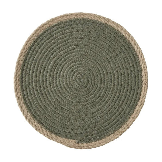 Harris Cotton Jute Round Placemat