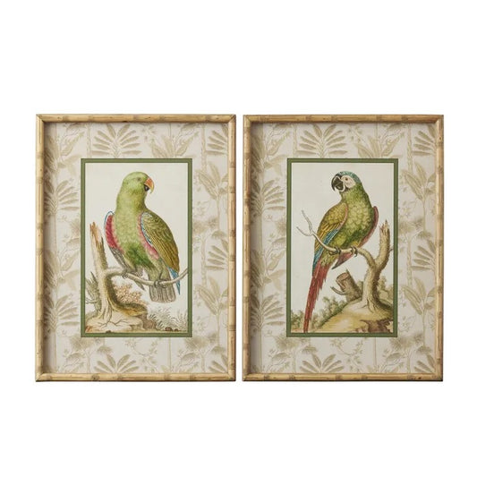 Antigua Frame Glass Print - Set/2