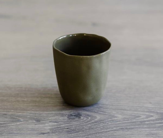 Flax Short Cup - Khaki
