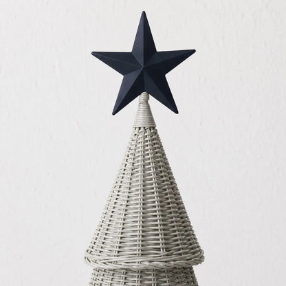 Wicker LED Christmas Tree - Medium - Snow Drop White