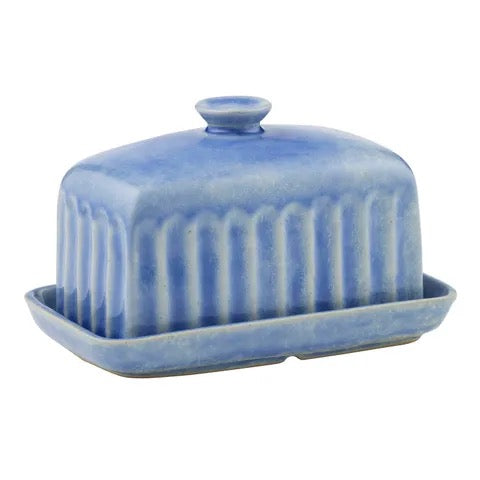 Studio Ceramic Butter Dish - Denim