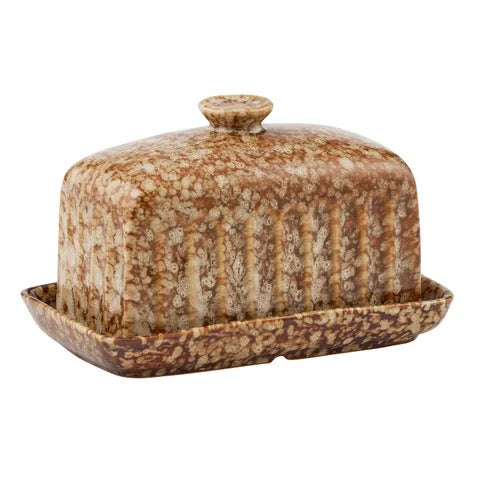 Studio Ceramic Butter Dish - Cocoa