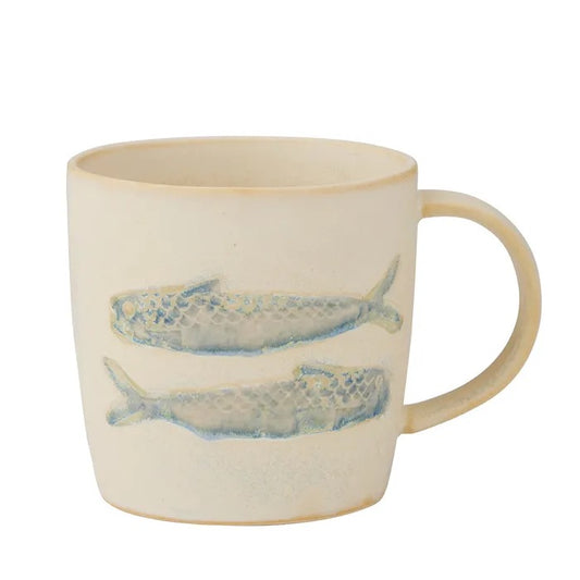 Riva Ceramic Mug - Blue Fish
