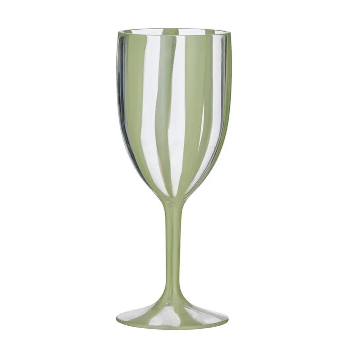 Cabana Acrylic Wine Glass - Mint