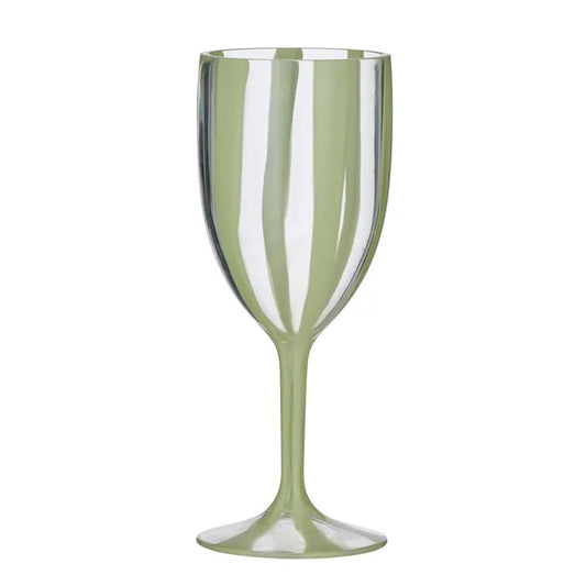Cabana Acrylic Wine Glass - Mint