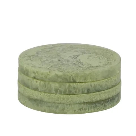 Kip Set/4 Resin Coasters - Pistachio