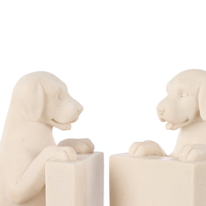 Society Home Kyon Dog Bookends 2pcs Set - Stone