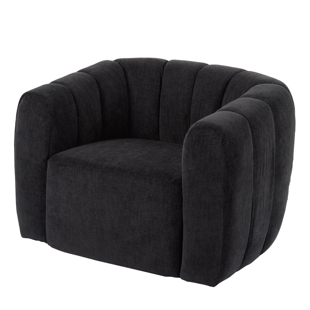 Amalfi Omaha Swivel Chair - Dark Grey