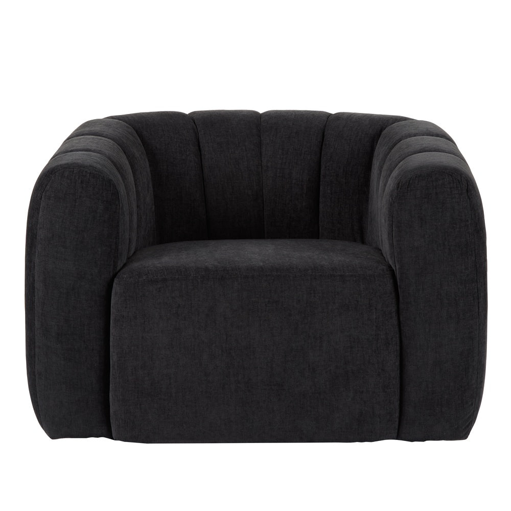 Amalfi Omaha Swivel Chair - Dark Grey