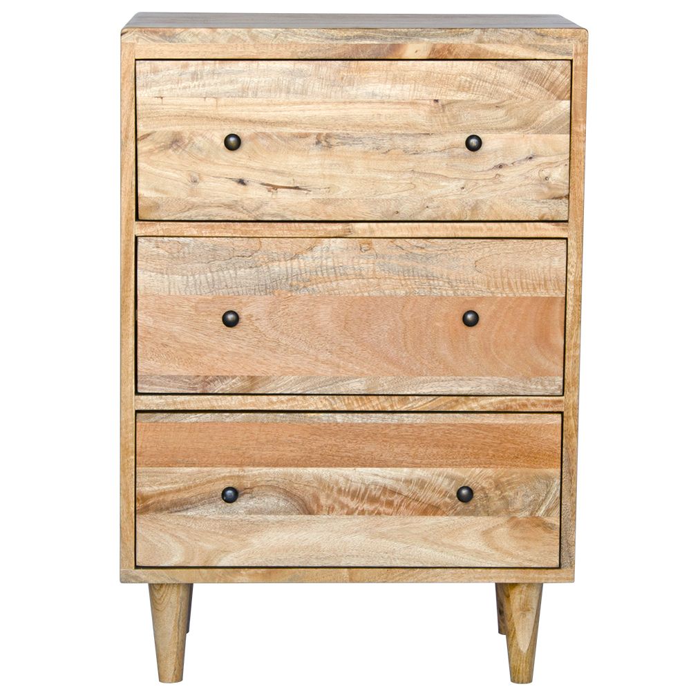 Piper 3 Drawer Bedside