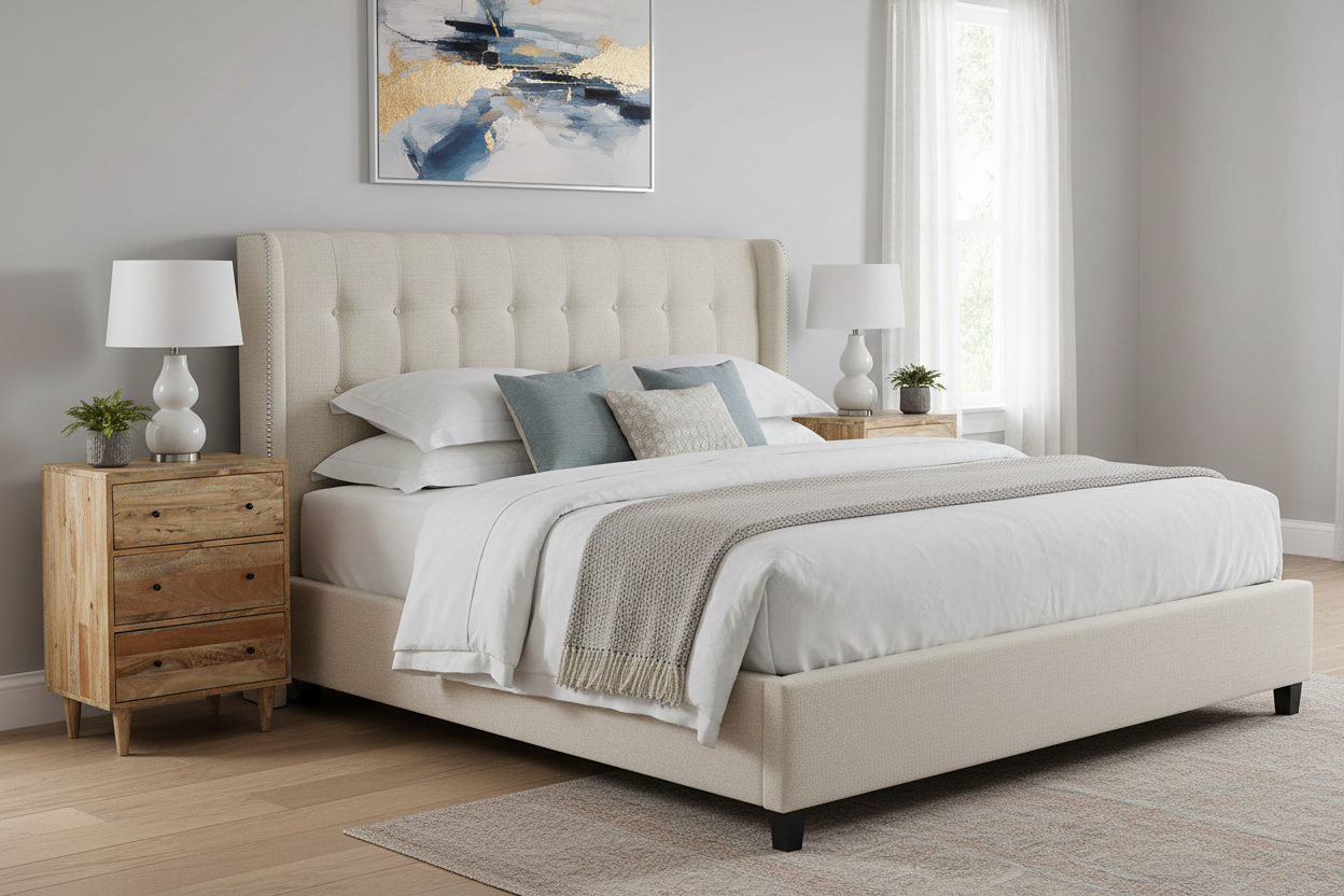 Piper 3 Drawer Bedside