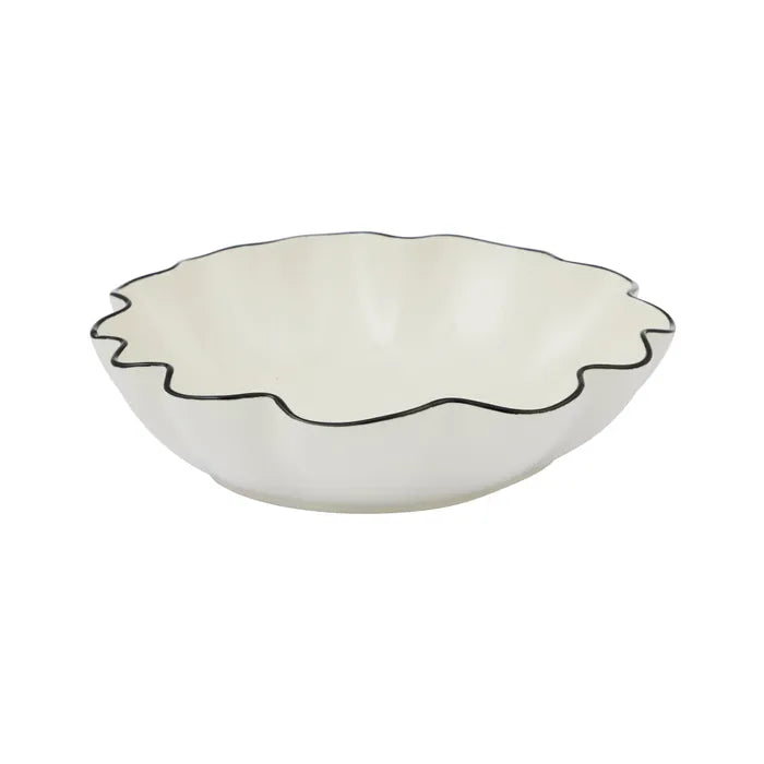 Winslow Ceramic Tableware - Ivory & Black
