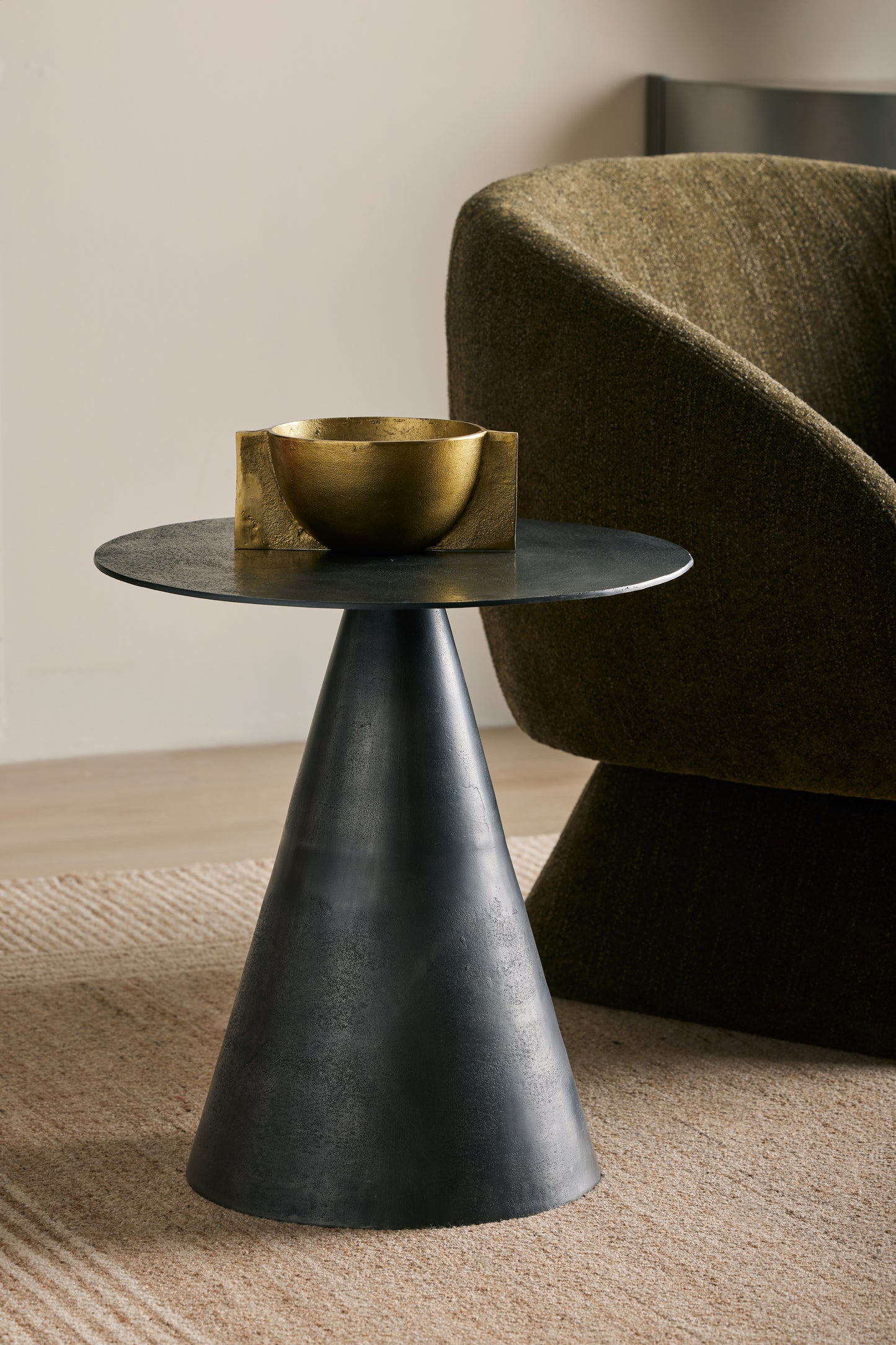 Piet Side Table - Gun Metal