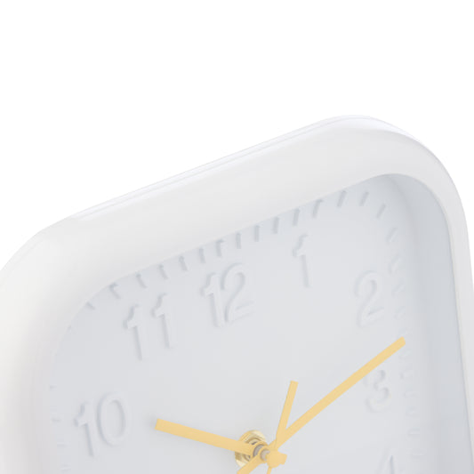 Nico Mini Wall Clock - White