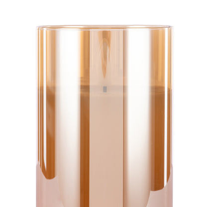 Glass Triflame Candle Set/3 - Amber