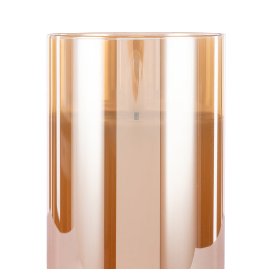 Glass Triflame Candle Set/3 - Amber