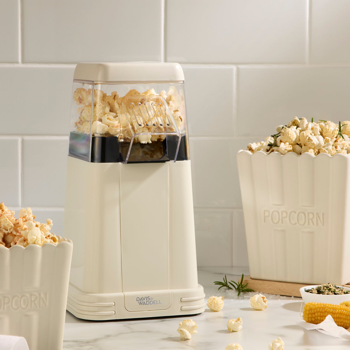 Peggy Stoneware Popcorn Bowls - Set/2