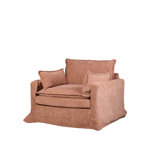 Poppy Armchair - Pale Rust