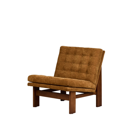 Archer Occasional Chair Mustard & Walnut