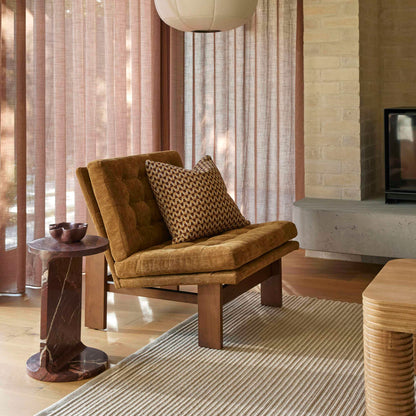 Archer Occasional Chair Mustard & Walnut