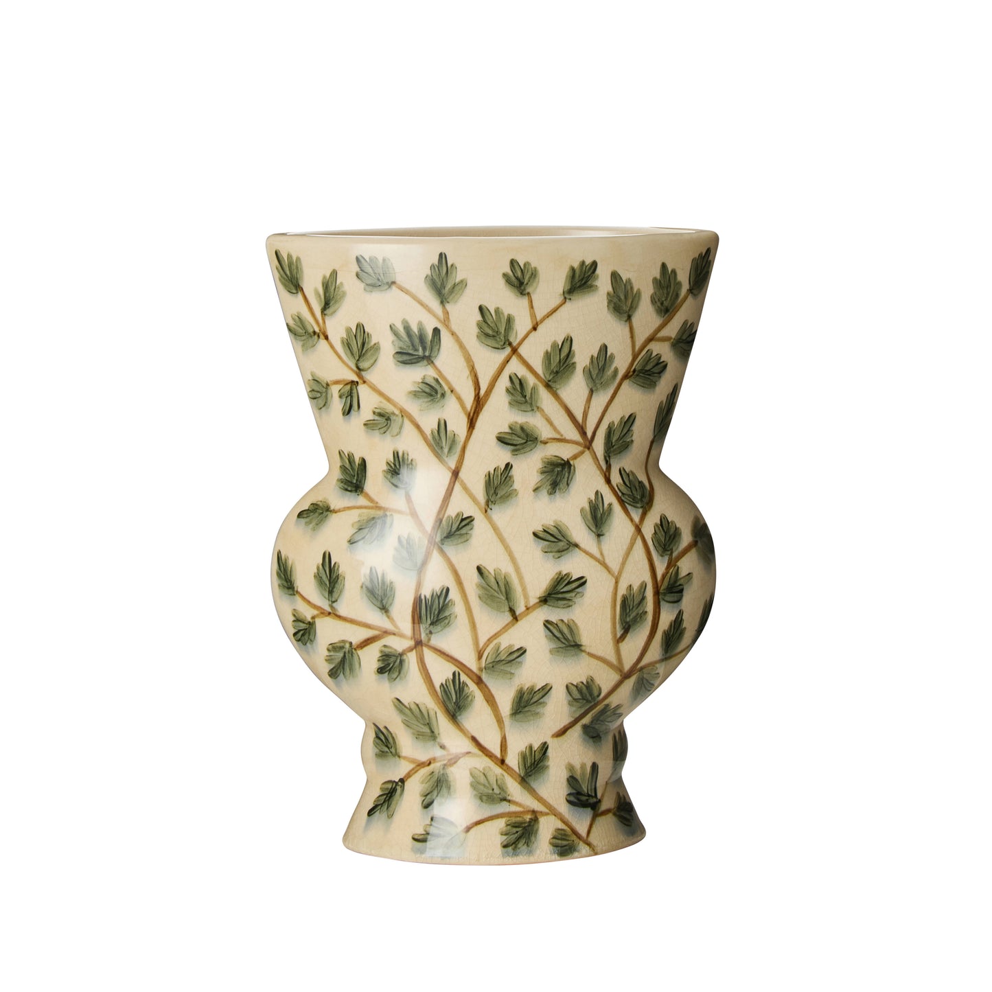 Florien Vase Natural & Green