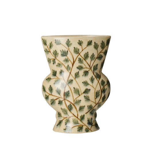Florien Vase Natural & Green