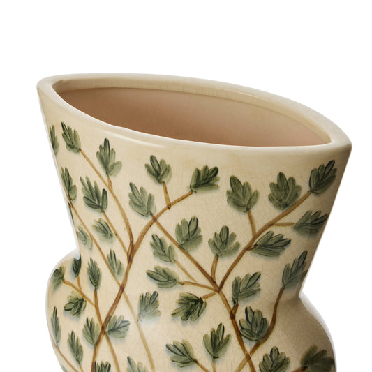 Florien Vase Natural & Green