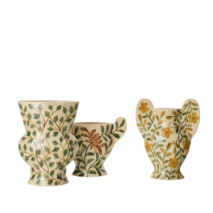 Florien Vase Natural & Amber