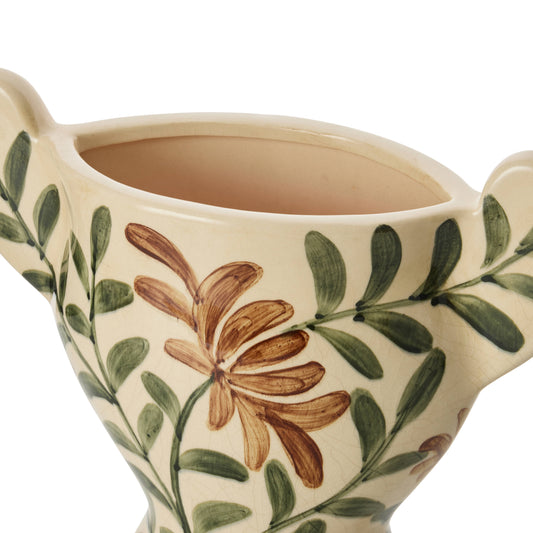 Florien Vase Natural & Amber