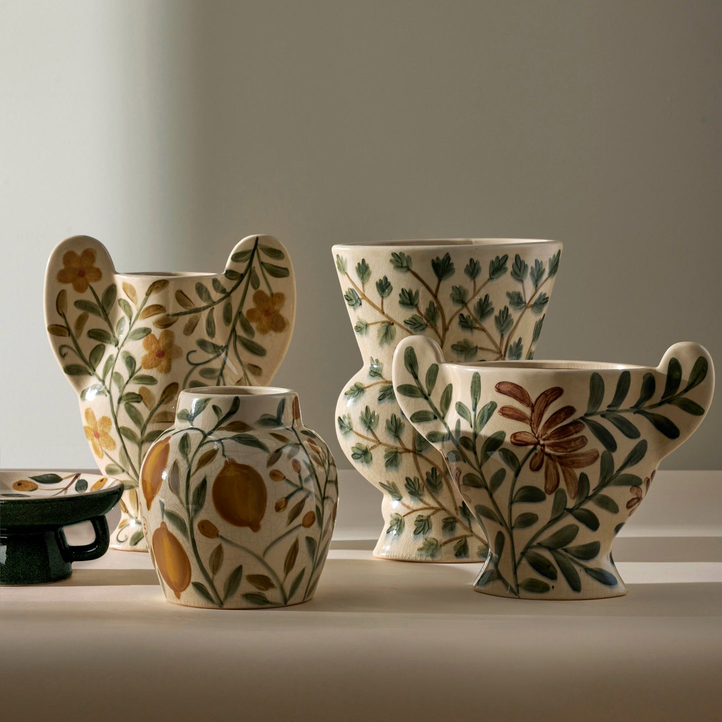 Florien Vase Natural & Amber