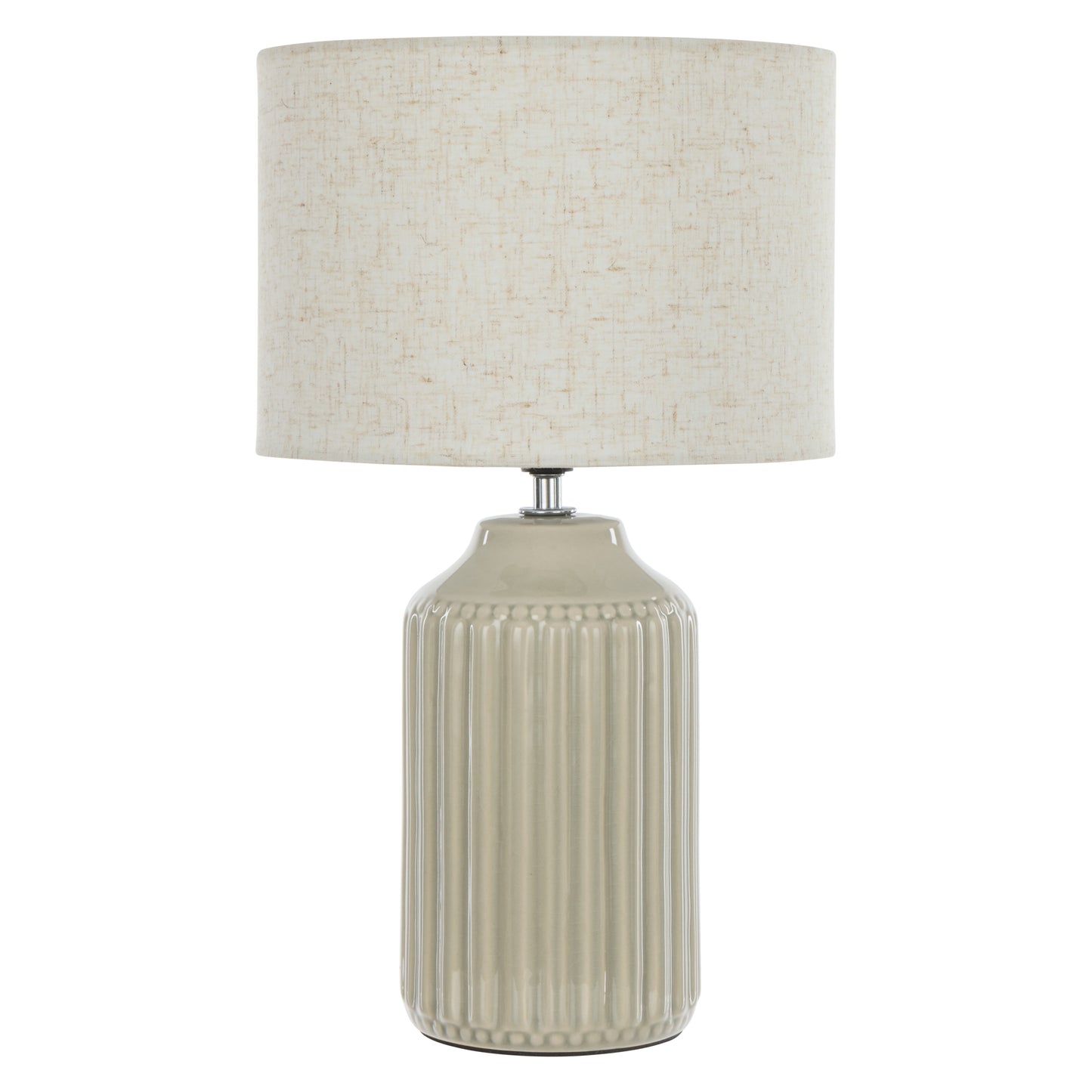 Dovie Ceramic Table Lamp - Oat & Cream