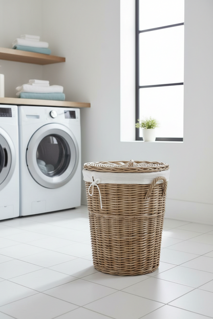 Kubu Grey Laundry Hamper - Small