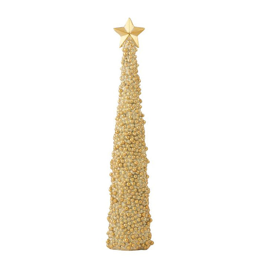 Embelished Tree Resin - Gold