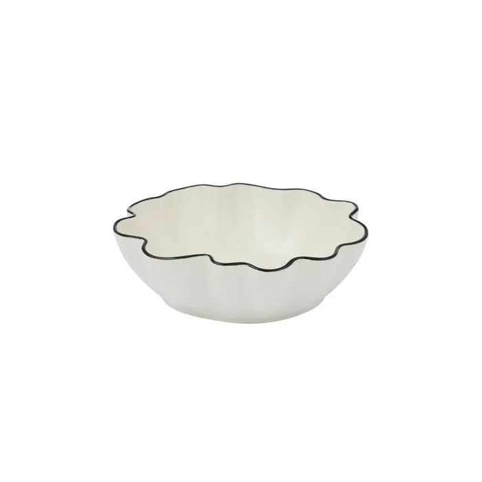 Winslow Ceramic Tableware - Ivory & Black