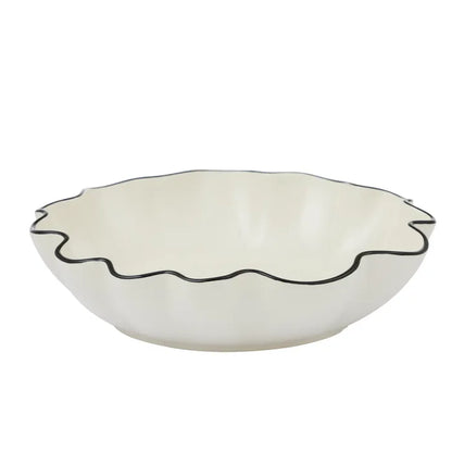 Winslow Ceramic Tableware - Ivory & Black