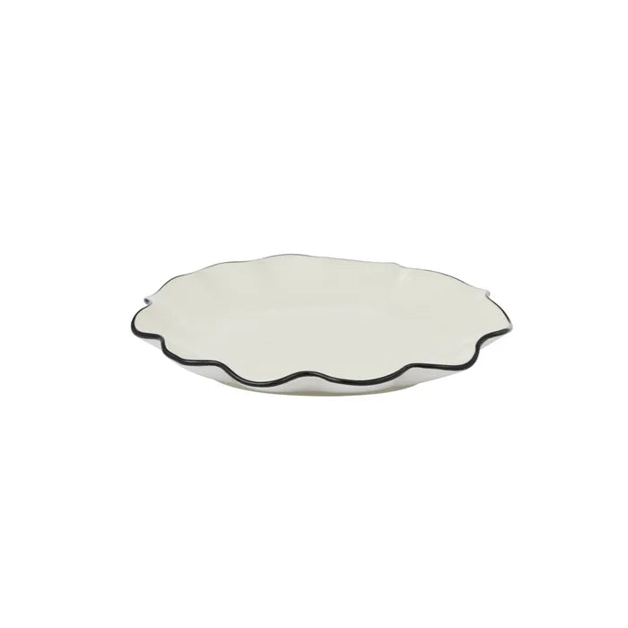 Winslow Ceramic Tableware - Ivory & Black