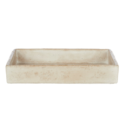 Napier Rectangular Tray - Beige